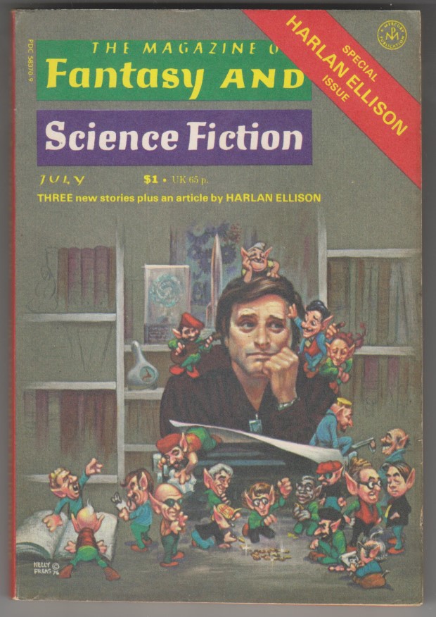 Image for Magazine of Fantasy and Science Fiction, July 1977<br>
Harlan Ellison Special Issue